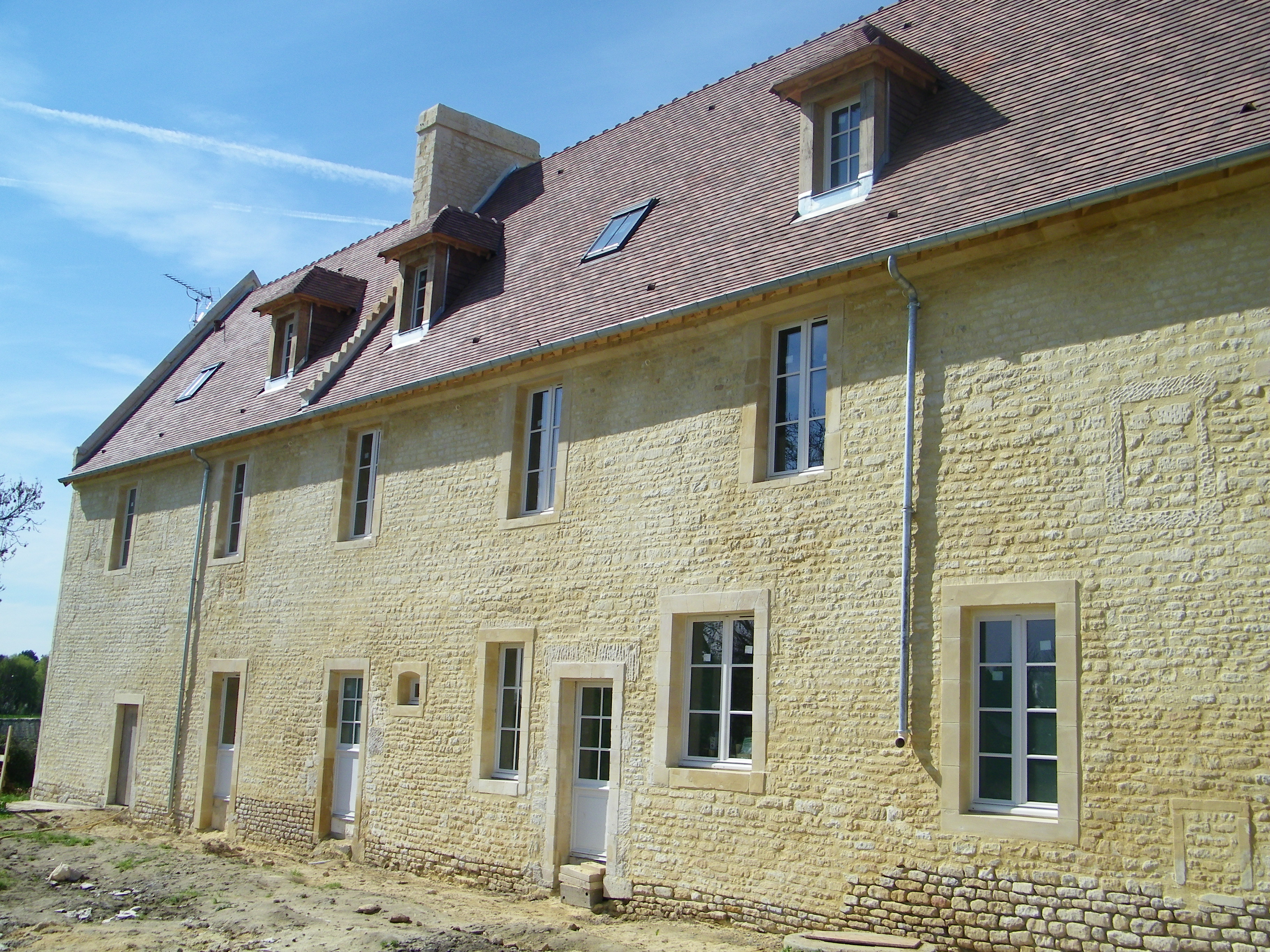 Réhabillitation de maison ancienne dans le Jura