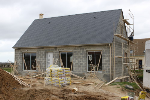 Ravalement de façade, enduit à Poligny