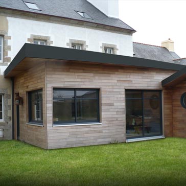 Extension de maison dans le Jura